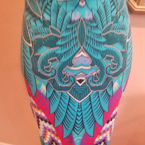 Mara Hoffman Turquoise Jungle Trip Skirt - Picture 8 of 8